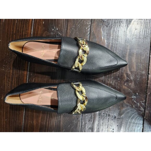 NEW Linea Paolo Mabel Black Pointed Toe Loafers/Sz. 4M - Picture 6 of 9